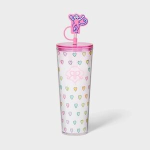 24oz Disco Hearts Tumbler White/Pink - Roller Rabbit x
Target